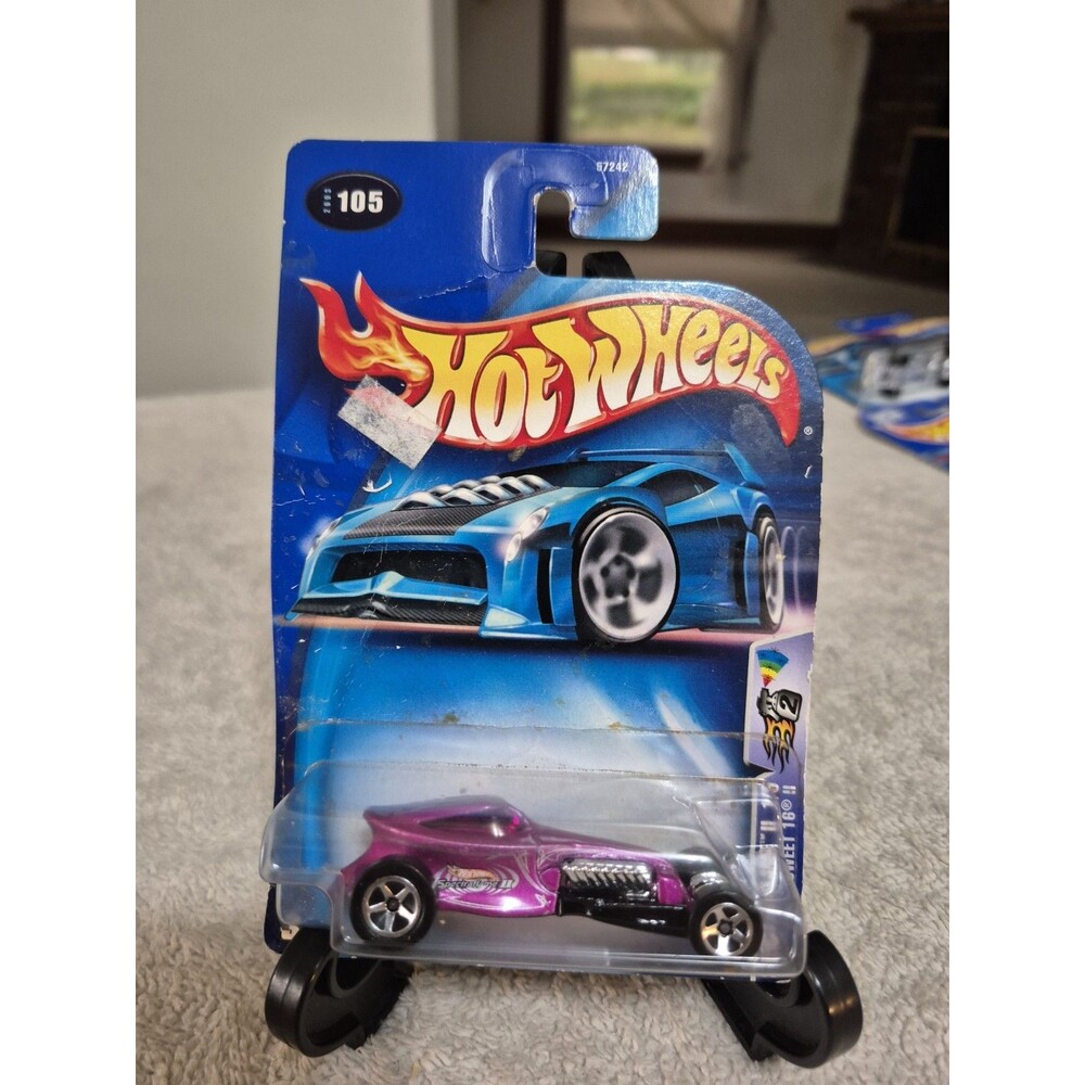 2003 Hot Wheels #105 Spectraflame II 1/5 SWEET 16 II Pink Chrome-Motor w/5 Spoke
